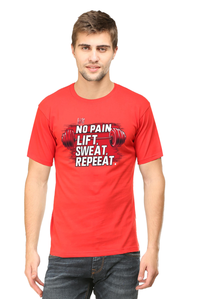 Gym Vibes Men's Round-Neck Premium T-Shirt