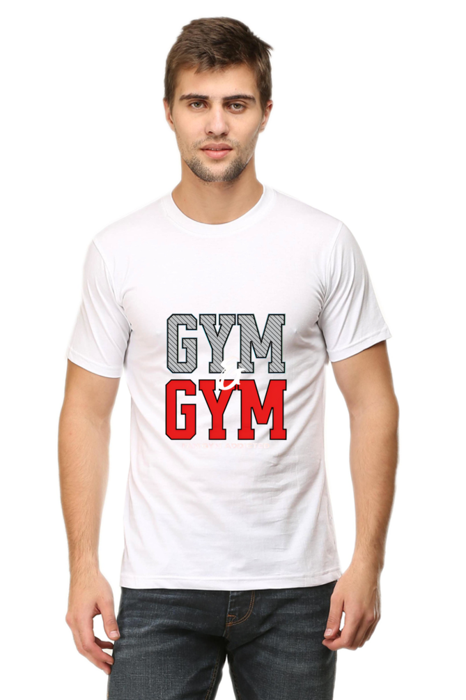 Gym Vibes Men's Round-Neck Premium T-Shirt