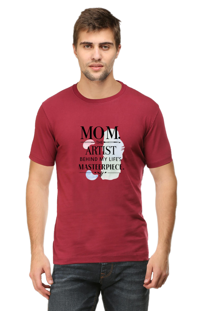 Mom's Heart Round-Neck Premium T-Shirt