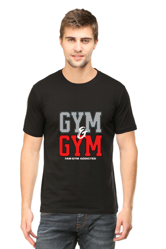 Gym Vibes Men's Round-Neck Premium T-Shirt