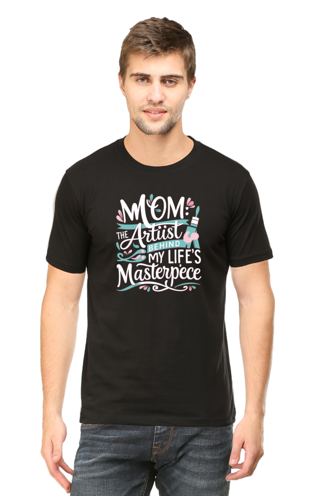 Mom's Heart Round-Neck Premium T-Shirt