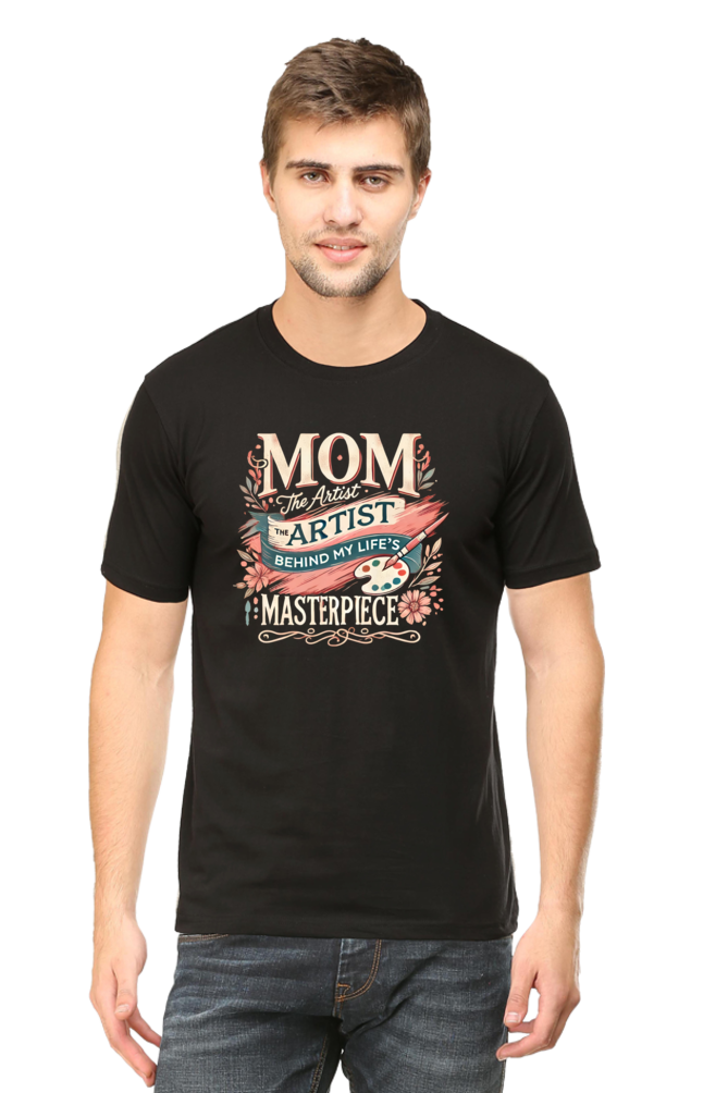 Mom's Heart Round-Neck Premium T-Shirt