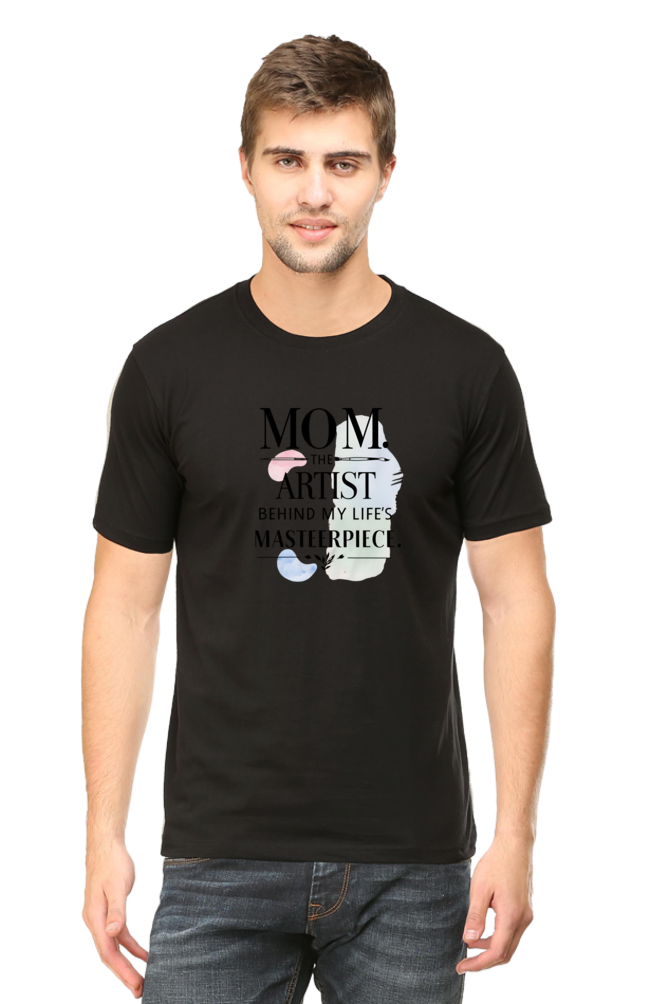 Mom's Heart Round-Neck Premium T-Shirt