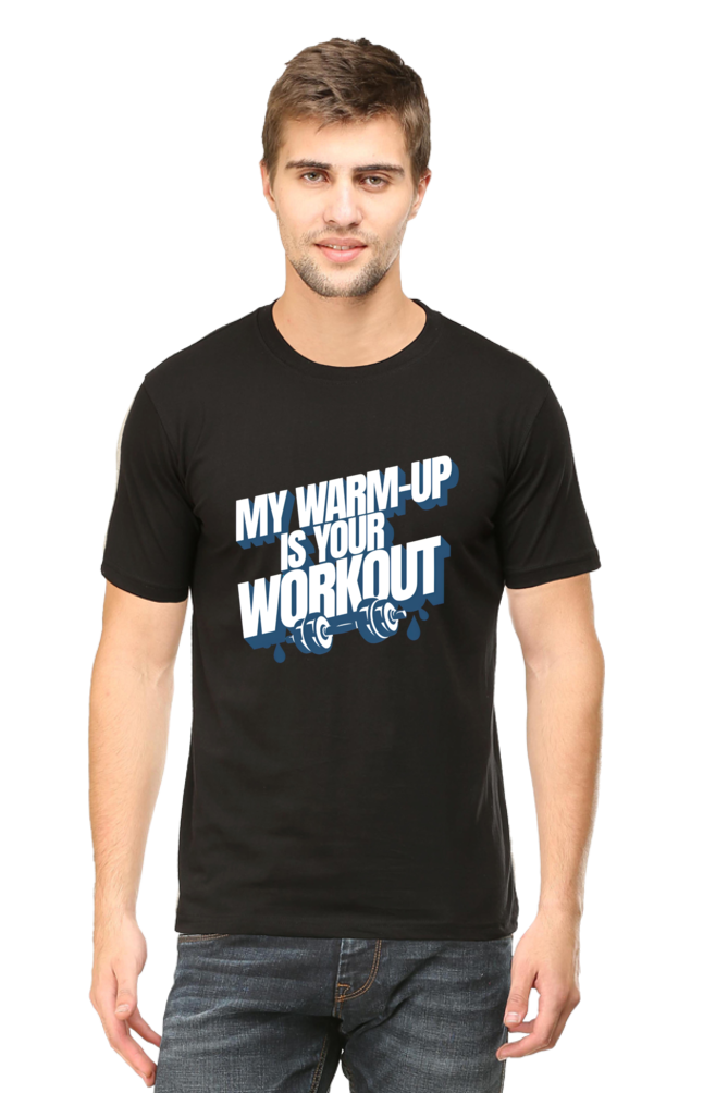 Gym Vibes Men's Round-Neck Premium T-Shirt