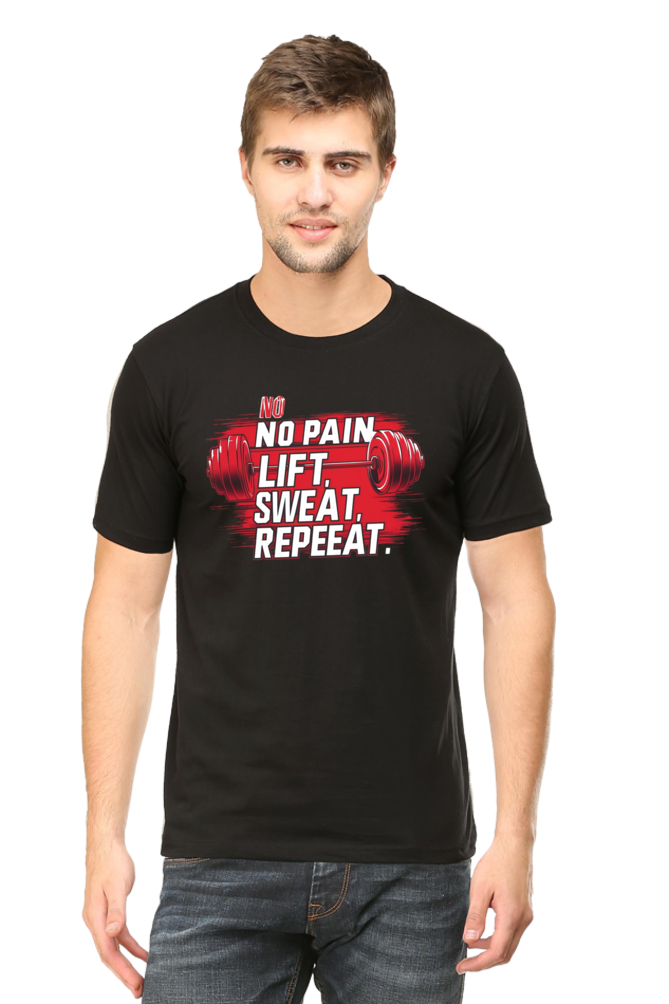 Gym Vibes Men's Round-Neck Premium T-Shirt