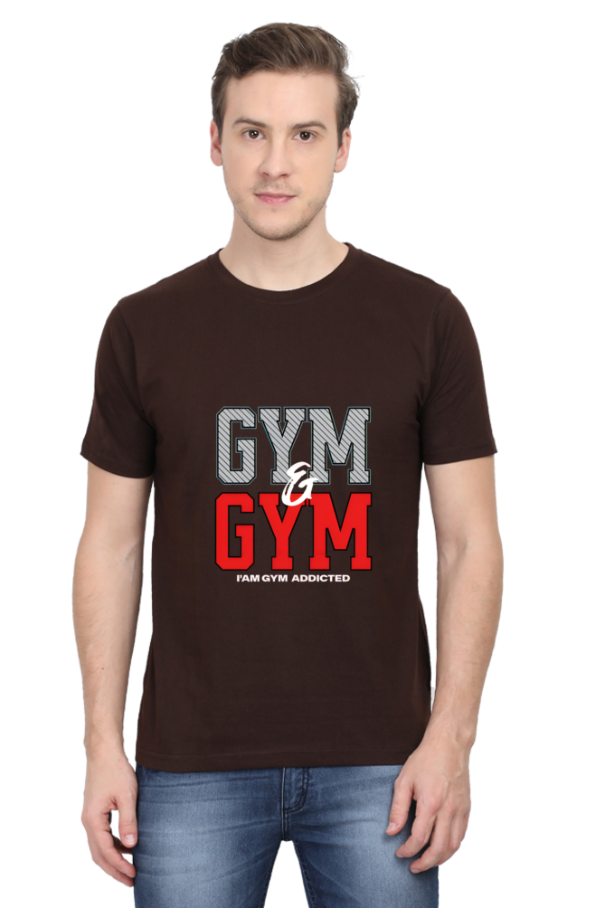 Gym Vibes Men's Round-Neck Premium T-Shirt