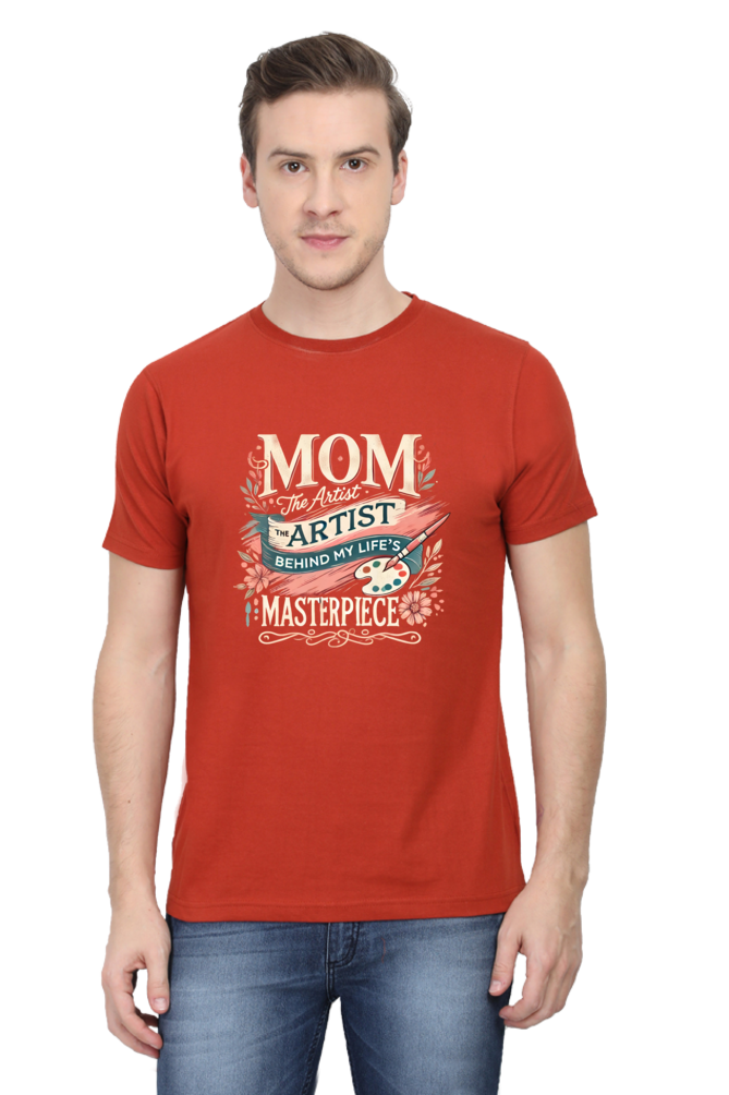 Mom's Heart Round-Neck Premium T-Shirt