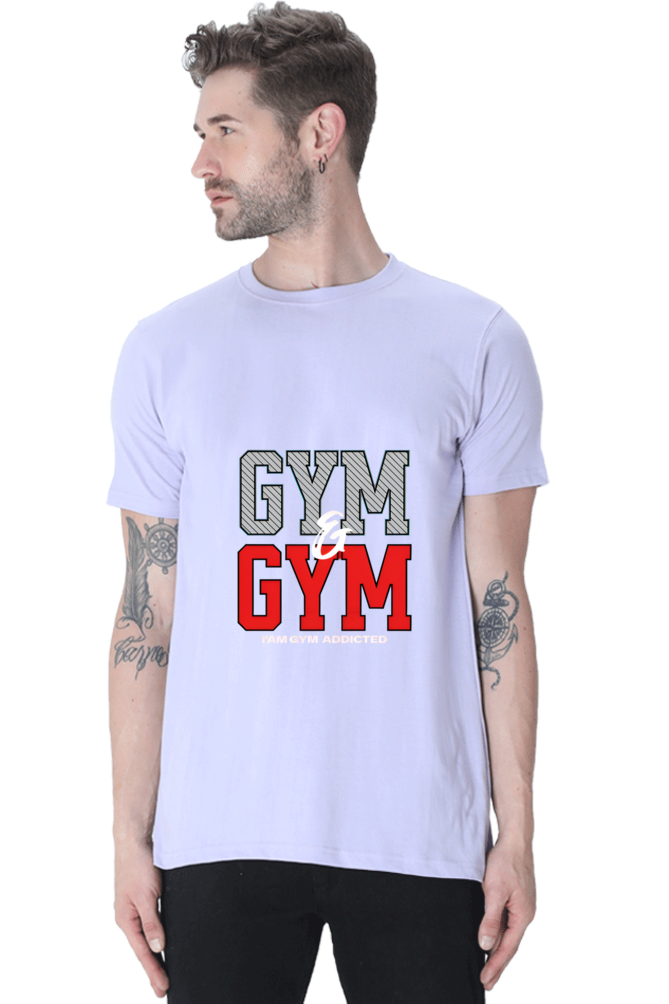 Gym Vibes Men's Round-Neck Premium T-Shirt