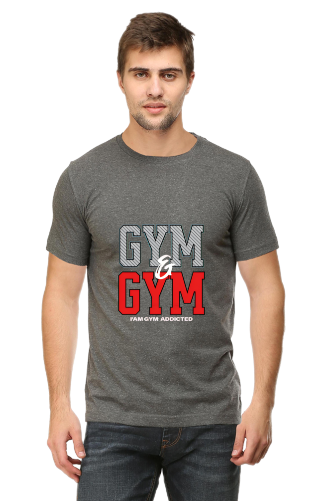 Gym Vibes Men's Round-Neck Premium T-Shirt