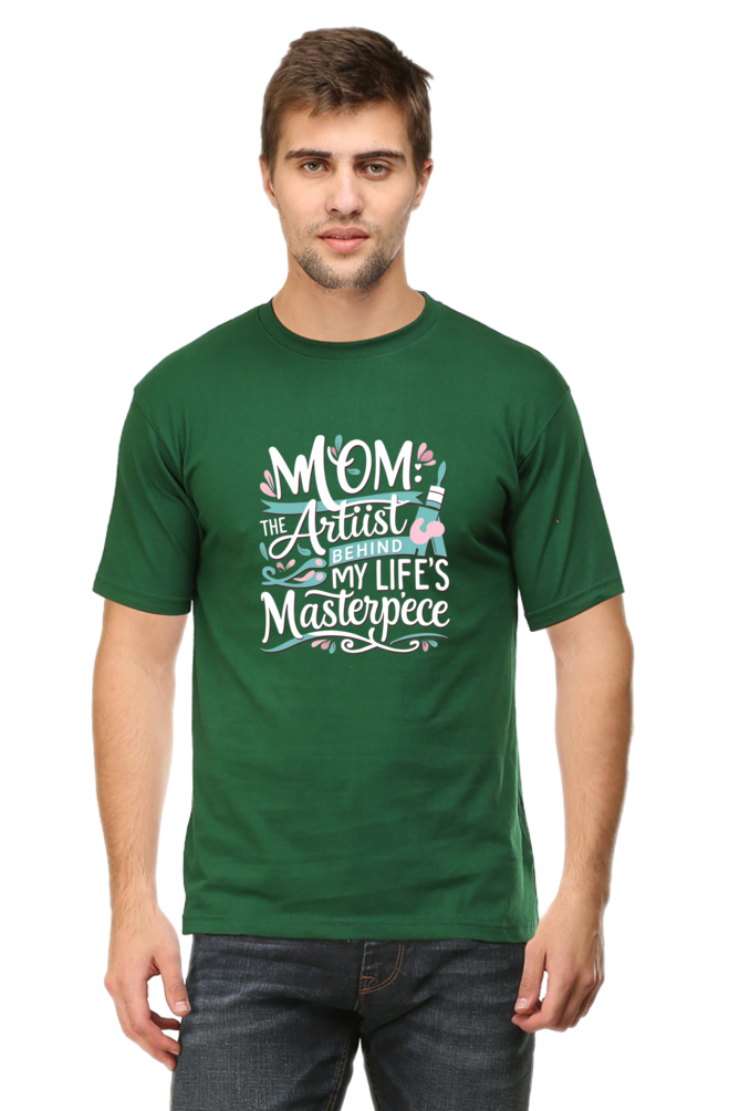 Mom's Heart Round-Neck Premium T-Shirt